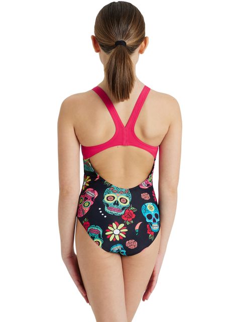 Arena Swim Pro Back One Piece - Crazy Skulls Carnival