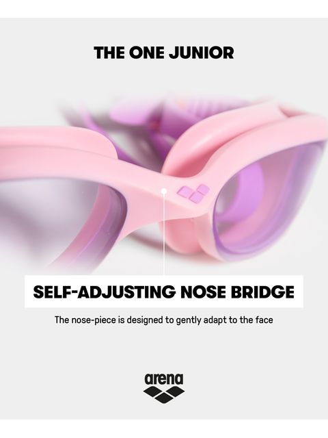 Arena The One Junior Tinted Goggles - Red & Blue