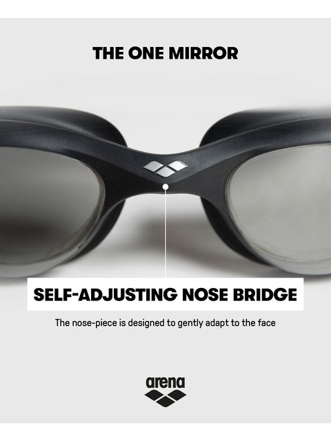 Arena The One Goggles - Silver Mirror/Black