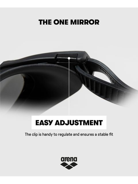 Arena The One Goggles - Silver Mirror/Black