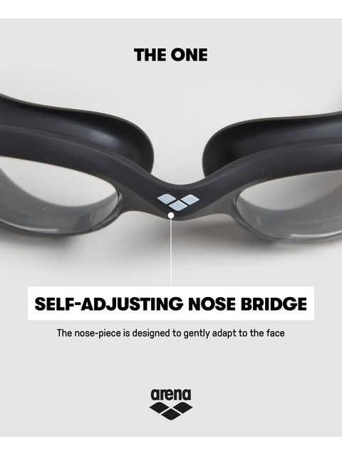 Arena The One Smoke Goggles - White & Red