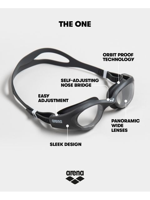 Arena The One Smoke Goggles - White & Red