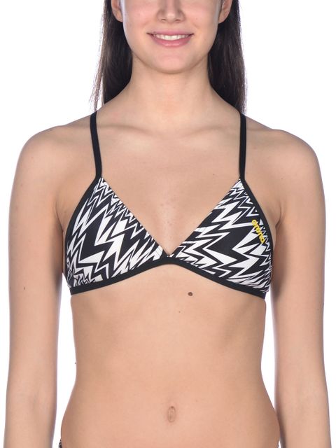 Arena Triangle Feel Black & White Bikini Top