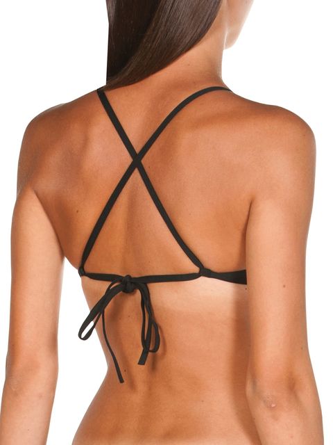 Arena Triangle Feel Black & Yellow Bikini Top