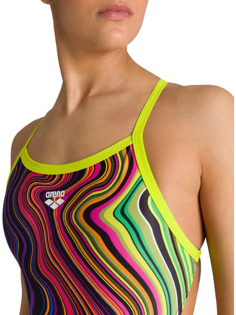 Arena X Criss Cross Back One Piece - Marbelized