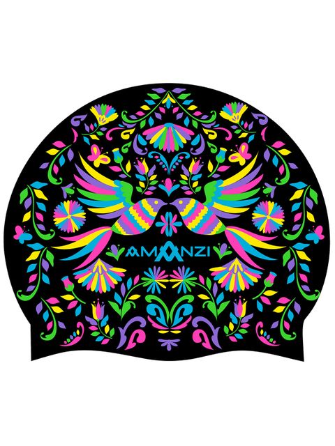 AMANZI Birds of Paradise Silicone Swim Cap