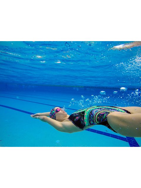 AMANZI Axion Pink & Purple Mirrored Lens Goggles