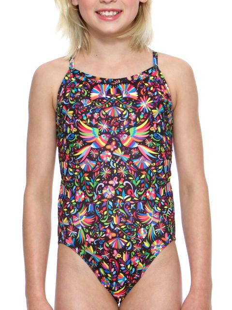 AMANZI Otomi Girls One Piece Front Crop