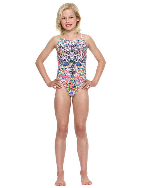 AMANZI Secret Garden Girls One Piece Hips