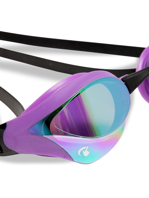 Arena Cobra Core Swipe Goggles - Emeral Mirror/Plum/Black