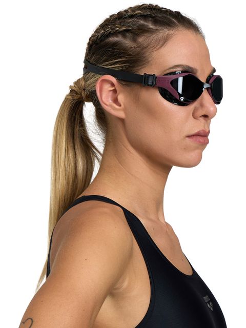 Arena Air Bold Swipe Goggles - Smoke/Red Wine/Black