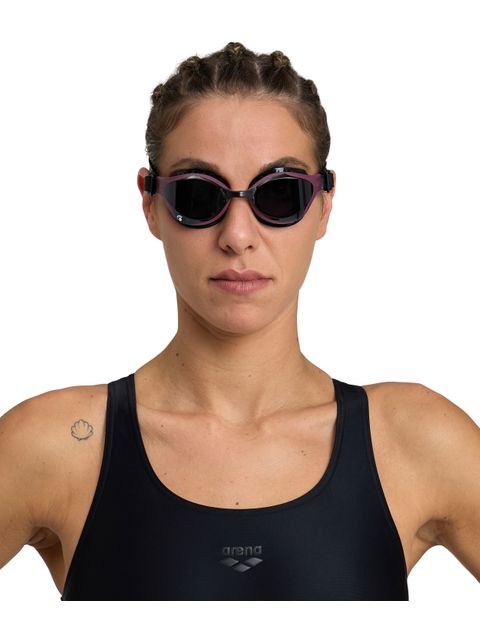 Arena Air Bold Swipe Goggles - Smoke/Red Wine/Black