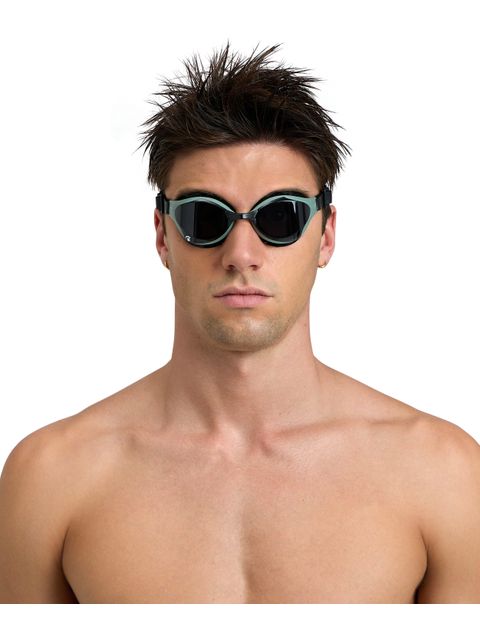 Arena Air Bold Swipe Goggles - Smoke/Dark Olive/Black