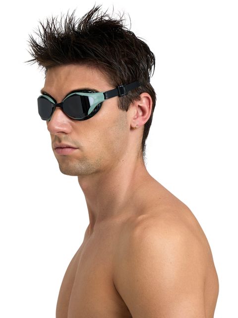 Arena Air Bold Swipe Goggles - Smoke/Dark Olive/Black