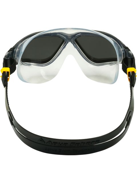 Aqua Sphere Vista Swim Mask - Titanium Silver Mirror/Dark Grey/Black
