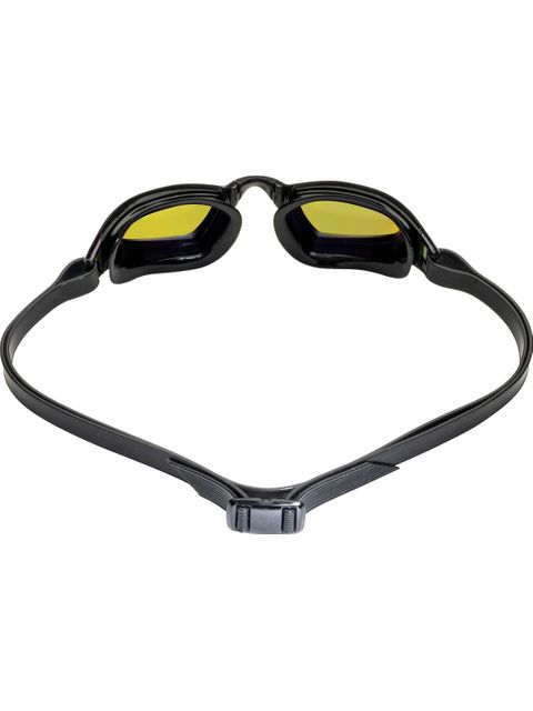 Aqua Sphere Xceed Goggles - Yellow Titanium Mirror/Black/Black