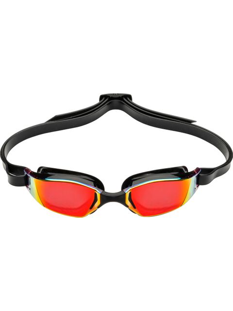 Aqua Sphere Xceed Goggles - Red Titanium Mirror/Black/Black