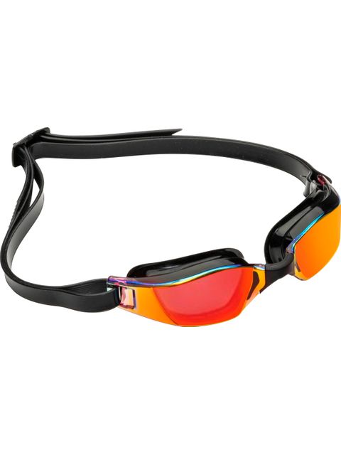 Aqua Sphere Xceed Goggles - Red Titanium Mirror/Black/Black