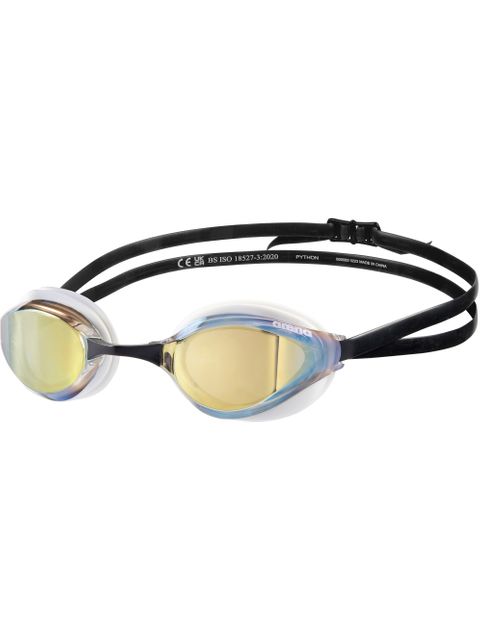 Arena Python Goggles - Gold Mirror/White/Black
