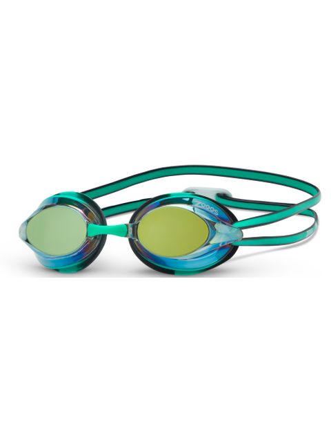 Zoggs Racespex Goggles - Gold Mirror/Green/Black