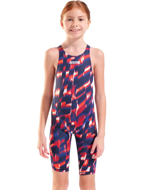 Arena Powerskin ST NEXT Junior Kneelength Limited Edition - Red/White/Blue