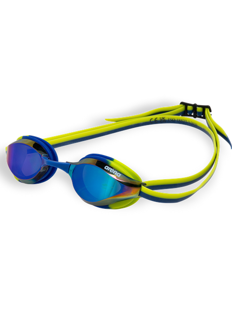 Arena Python Junior Goggles - Blue Mirror/Blue