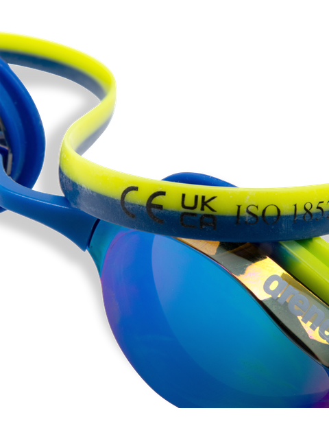 Arena Python Junior Goggles - Blue Mirror/Blue