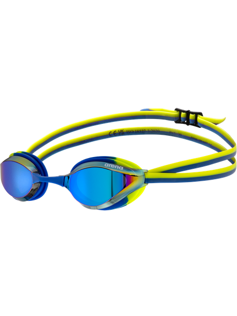 Arena Python Junior Goggles - Blue Mirror/Blue