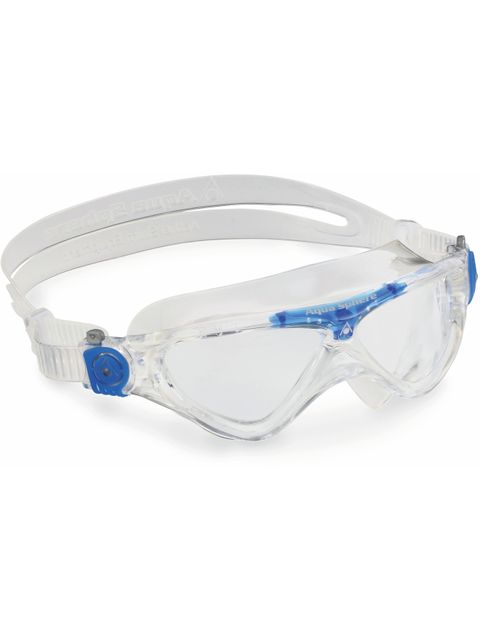 Aqua Sphere Vista Junior Swim Mask - Clear/Clear/Blue