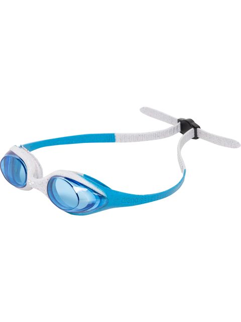 Arena Spider Junior Goggles - Blue Tint/Grey/Blue