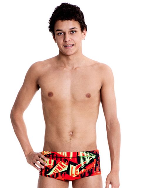 Funky Trunks Varsity Red Boys Trunks