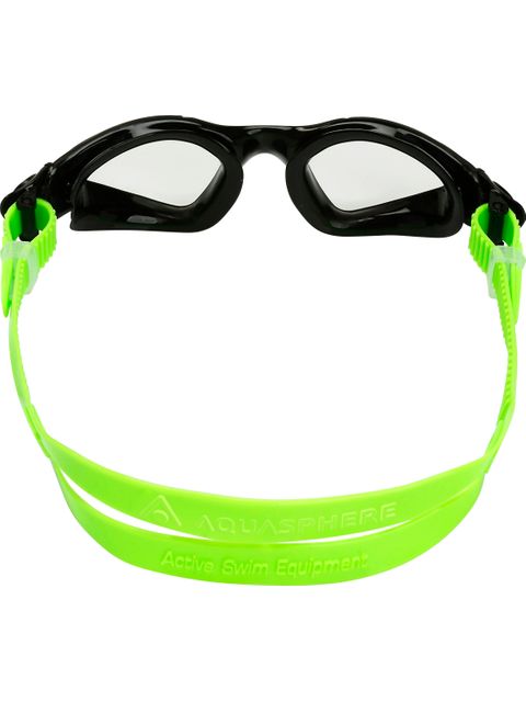 Aqua Sphere Kayenne Junior Goggles - Clear/Black/Bright Green