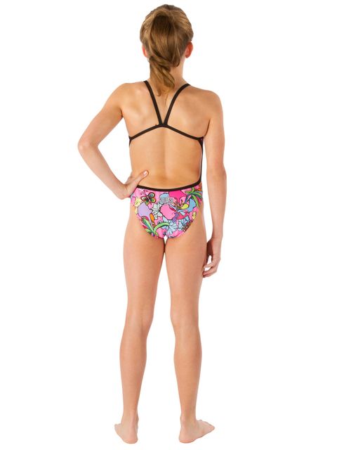 Zealous Butterfly Kisses Girls One Piece