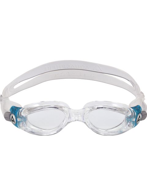 Aqua Sphere Kaiman Compact Goggles - Clear/Aqua/Clear