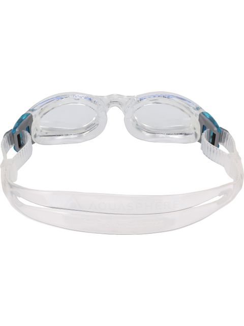 Aqua Sphere Kaiman Compact Goggles - Clear/Aqua/Clear