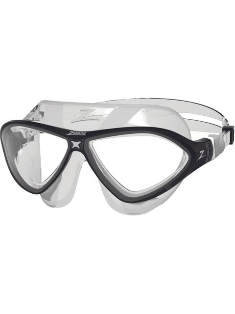 Zoggs Horizon Flex Swim Mask - Clear/Black/Clear
