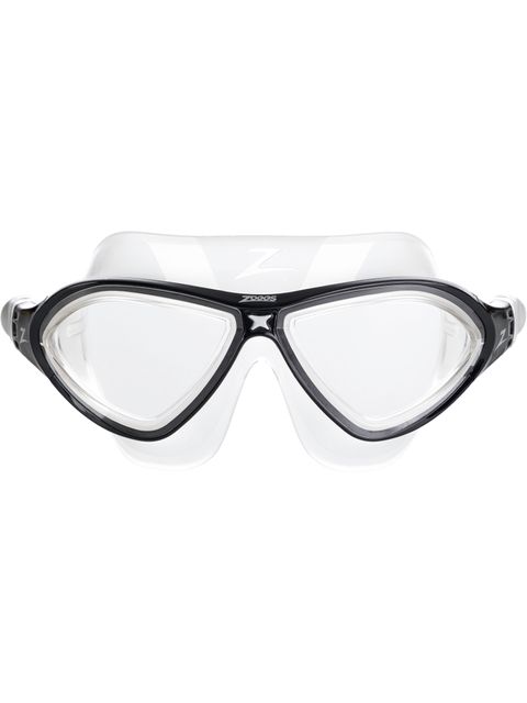 Zoggs Horizon Flex Swim Mask - Clear/Black/Clear