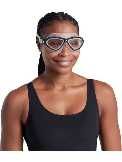 Zoggs Horizon Flex Swim Mask - Clear/Black/Clear