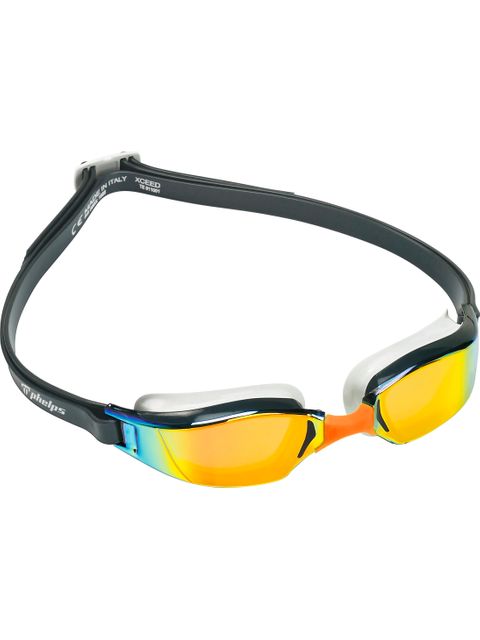 Michael Phelps Xceed Goggles - Titanium Mirrored/Dark Grey