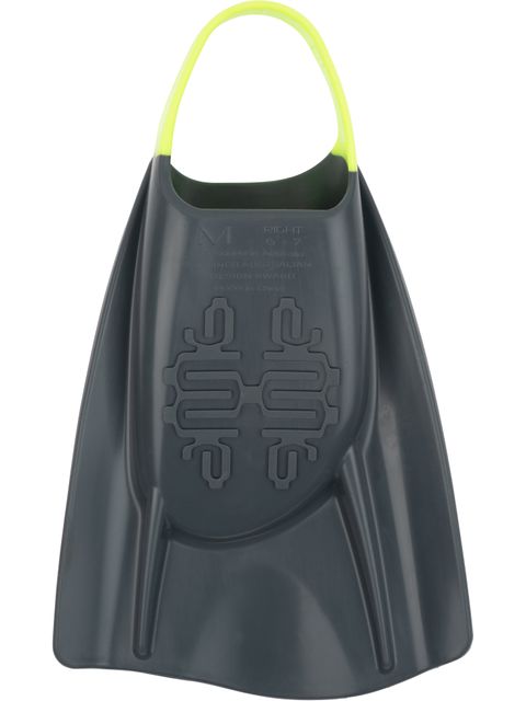 DMC Fins Elite Fins - Charcoal & Fluro