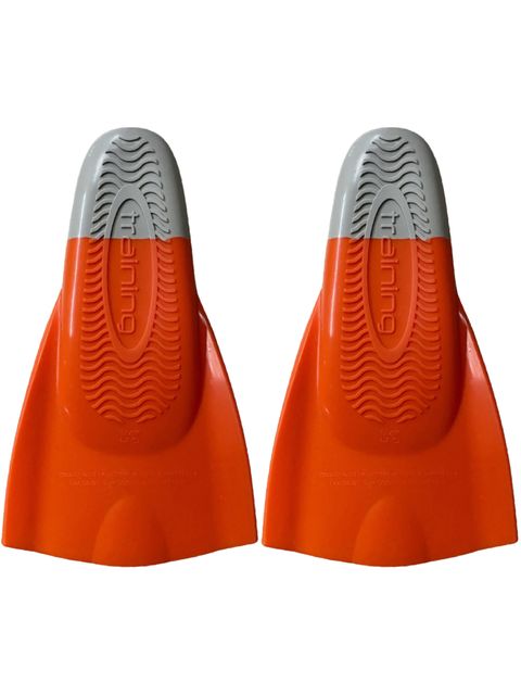 DMC Fins Original Fins - Orange & Grey