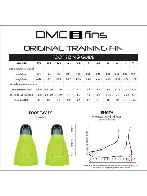 DMC Fins Original Fins - Pink & Charcoal