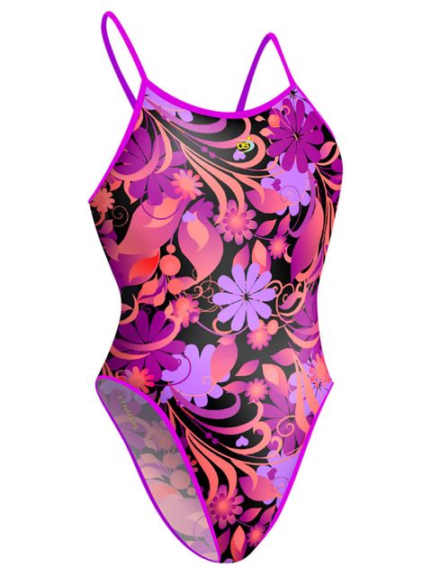 Disseny Sport Violet One Piece Front