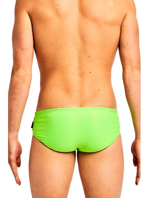Engine Club Cut Pool Briefs - Fluro Green