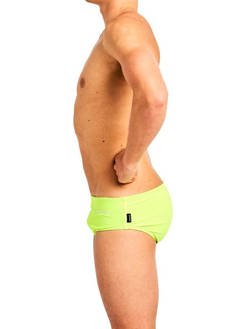 Engine Club Cut Pool Briefs - Fluro Yellow
