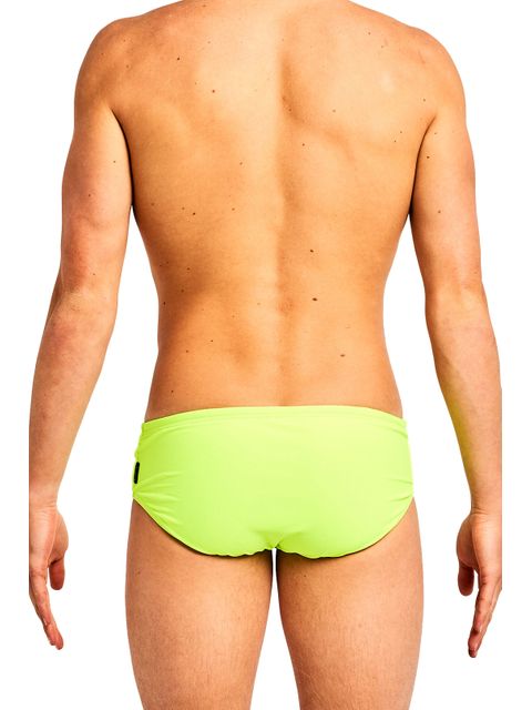 Engine Club Cut Pool Briefs - Fluro Yellow