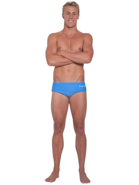 Engine Club Cut Pool Briefs - Light Blue