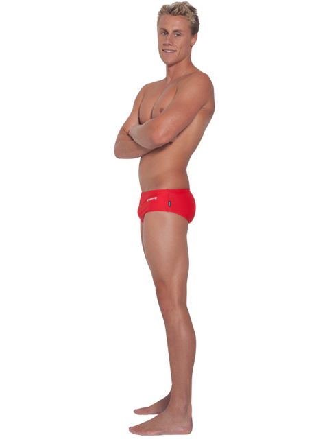 Engine Club Cut Pool Briefs - Red