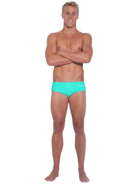 Engine Club Cut Pool Briefs - Turquoise