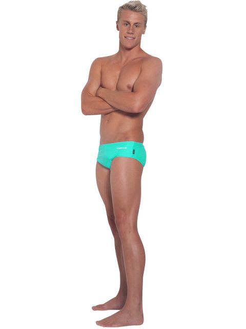 Engine Club Cut Pool Briefs - Turquoise